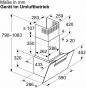 Preview: Siemens LC67KFN60 iQ300 A+ Kopffreihaube, 60 cm breit, 768 m³/h, cook Connect System, iQdrive Motor, Leistung 3-stufig + 1 Intensiv, Klarglas, schwarz bedruckt