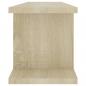 Preview: Wandregale 2 Stk. Sonoma-Eiche 75x18x20 cm Holzwerkstoff