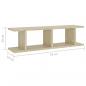 Preview: Wandregale 2 Stk. Sonoma-Eiche 75x18x20 cm Holzwerkstoff