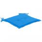 Preview: Gartenstuhl-Kissen 2 Stk. Blau 50x50x3 cm Oxford-Gewebe