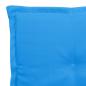 Preview: Gartenstuhl-Kissen 2 Stk. Blau 50x50x3 cm Oxford-Gewebe