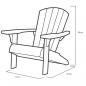 Preview: Keter Adirondack-Stuhl Troy Grau