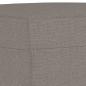 Preview: Sessel mit Hocker Taupe 60 cm Stoff