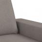 Preview: Sessel mit Hocker Taupe 60 cm Stoff