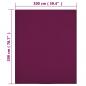 Preview: Spannbettlaken Jersey Bordeauxrot 100x200 cm Baumwolle