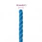 Preview: Arbeitsseil Blau 10 mm 25 m Polypropylen