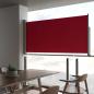 Preview: ARDEBO.de - Ausziehbare Seitenmarkise 120x300 cm Rot