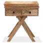 Preview: Beistelltisch Mangoholz Massiv 65 x 40 x 76 cm