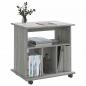 Preview: Rollschrank Grau Sonoma 60x45x60 cm Holzwerkstoff