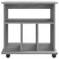 Preview: Rollschrank Grau Sonoma 60x45x60 cm Holzwerkstoff