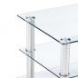 Preview: TV-Tisch Transparent 120 x 40 x 40 cm Gehärtetes Glas