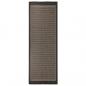 Preview: ARDEBO.de - Outdoor-Teppich Flachgewebe 80x250 cm Dunkelbraun