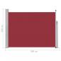 Preview: Ausziehbare Seitenmarkise 120×500 cm Rot