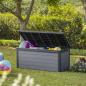 Preview: ARDEBO.de - Keter Gartentruhe Cortina 570 L Grau