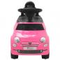 Preview: Kinder-Aufsitzauto Fiat 500 Rosa