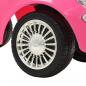 Preview: Kinder-Aufsitzauto Fiat 500 Rosa