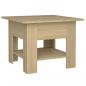 Preview: Couchtisch Sonoma-Eiche 55x55x42 cm Holzwerkstoff