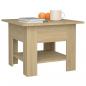 Preview: Couchtisch Sonoma-Eiche 55x55x42 cm Holzwerkstoff