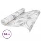 Preview: Vliestapete 3D Blumenmuster Grau 10x0,53 m