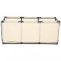 Preview: Aufbewahrungsbox Creme 105x34,5x45 cm Stoff