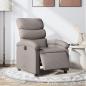 Preview: ARDEBO.de - Relaxsessel Elektrisch Taupe Stoff