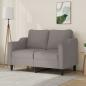 Preview: ARDEBO.de - 2-Sitzer-Sofa Taupe 140 cm Stoff