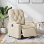 Preview: ARDEBO.de - Relaxsessel Elektrisch Creme Stoff