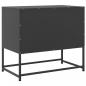 Preview: TV-Schrank Schwarz 68,5x39x60,5 cm Stahl