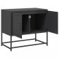 Preview: TV-Schrank Schwarz 68,5x39x60,5 cm Stahl