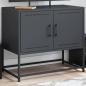 Preview: ARDEBO.de - TV-Schrank Anthrazit 68,5x39x60,5 cm Stahl