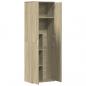 Preview: Highboard Sonoma-Eiche 60x35x180 cm Holzwerkstoff