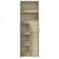 Preview: Highboard Sonoma-Eiche 60x35x180 cm Holzwerkstoff