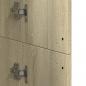 Preview: Highboard Sonoma-Eiche 60x35x180 cm Holzwerkstoff