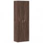 Preview: Highboard Braun Eichen-Optik 60x35x180 cm Holzwerkstoff