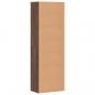 Preview: Highboard Braun Eichen-Optik 60x35x180 cm Holzwerkstoff