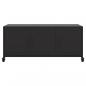 Preview: TV-Schrank Schwarz 100,5x39x43,5 cm Stahl