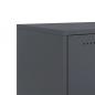 Preview: TV-Schrank Anthrazit 100,5x39x43,5 cm Stahl