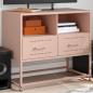 Preview: ARDEBO.de - TV-Schrank Rosa 68x39x60,5 cm Stahl