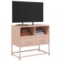 Preview: TV-Schrank Rosa 68x39x60,5 cm Stahl