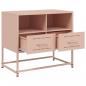 Preview: TV-Schrank Rosa 68x39x60,5 cm Stahl