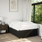 Preview: Boxspringbett mit Matratze Schwarz 120x190 cm Stoff