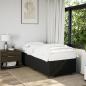 Preview: Boxspringbett mit Matratze Schwarz 100x200 cm Stoff