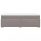 Preview: Boxspringbett mit Matratze Taupe 100x200 cm Stoff