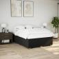 Preview: Boxspringbett mit Matratze Schwarz 140x200 cm Stoff