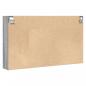 Preview: Vitrinenschrank Grau Sonoma 100x15x58 cm Holzwerkstoff