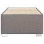 Preview: Bettgestell Taupe 80x200 cm Stoff