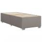 Preview: Bettgestell Taupe 80x200 cm Stoff