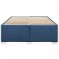 Preview: Bettgestell ohne Matratze Blau 140x200 cm Stoff