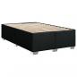 Preview: Boxspringbett mit Matratze Schwarz 90x190 cm Stoff