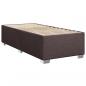 Preview: Boxspringbett mit Matratze Dunkelbraun 80x200 cm Stoff